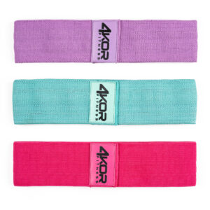 Resistance Bands | Non-Slip Fabric | Ultra Comfortable | 3" Booty Bands